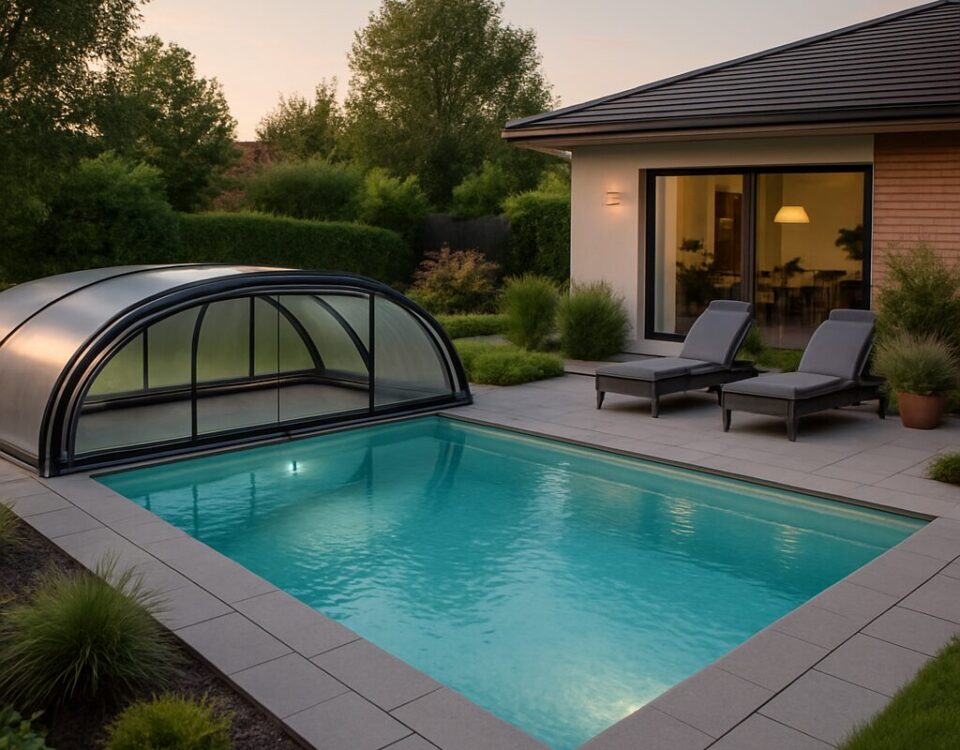 Prestrešenia bazénov: Výhody pre údržbu, bezpečnosť a predĺženie kúpacej sezóny - 6