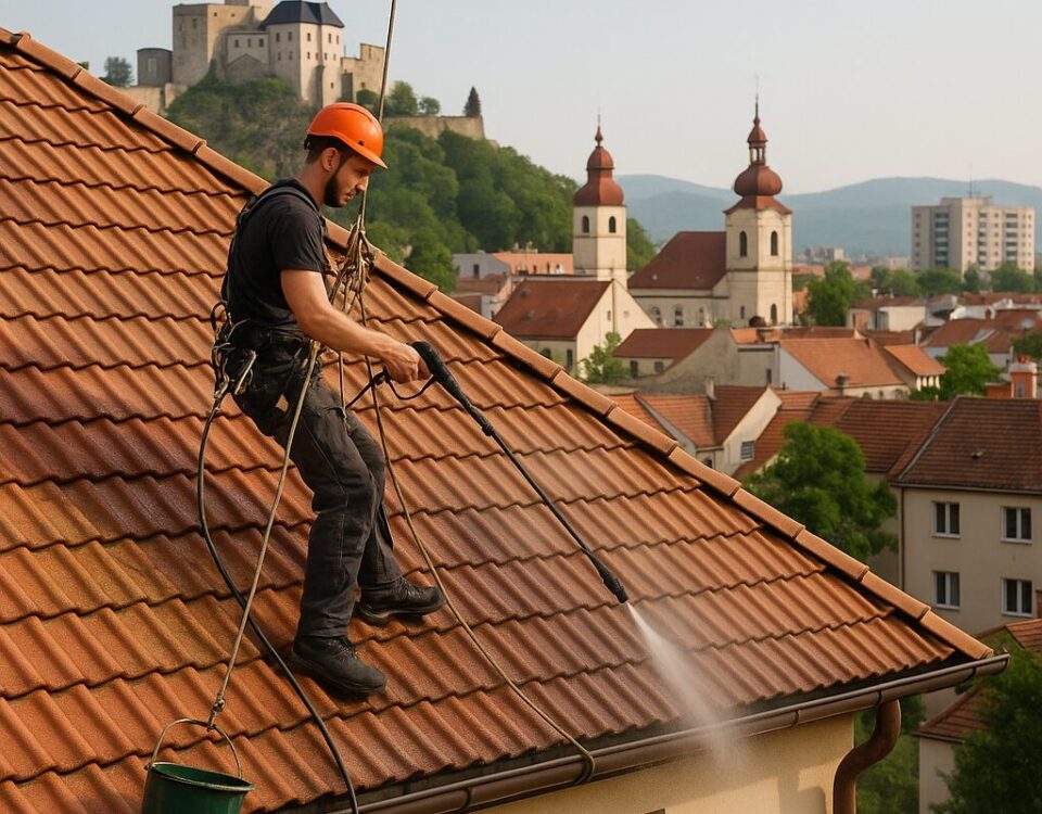 Čistenie striech ako súčasť pravidelnej údržby domu alebo firemnej budovy - 4