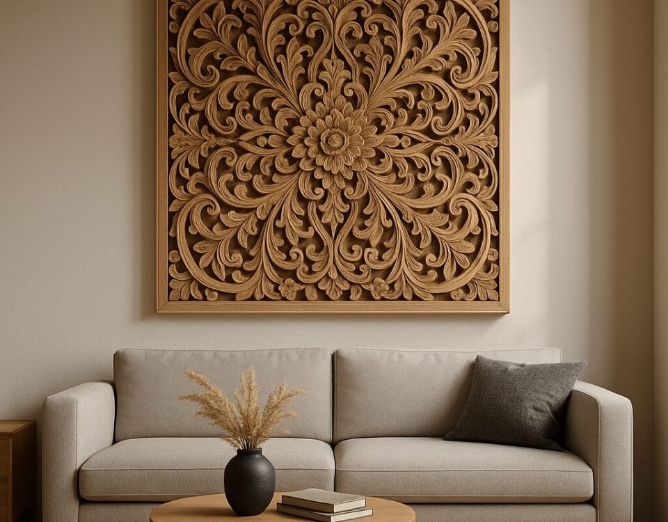 Drevené vyrezávané obrazy ako originálny doplnok do moderného aj rustikálneho interiéru - 6
