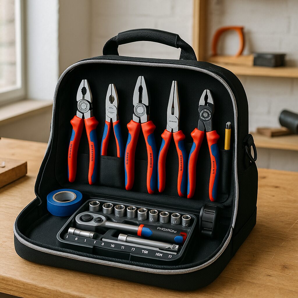 Knipex sada a taška na náradie: organizácia a efektivita pri práci