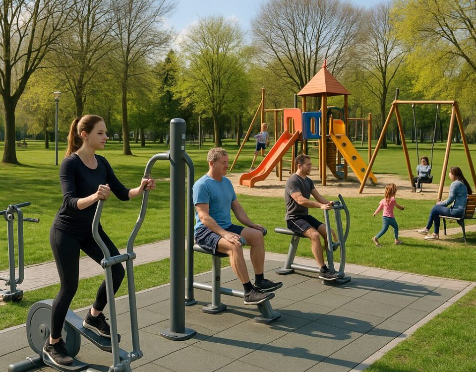 Outdoor fitness stroje menia parky na moderné športové zóny pre verejnosť - 4