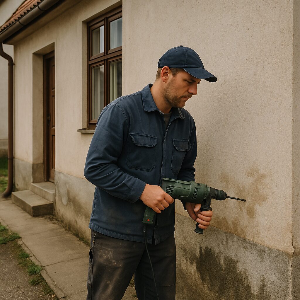 Injektáž muriva krok za krokom: ako funguje chemická izolácia stavby